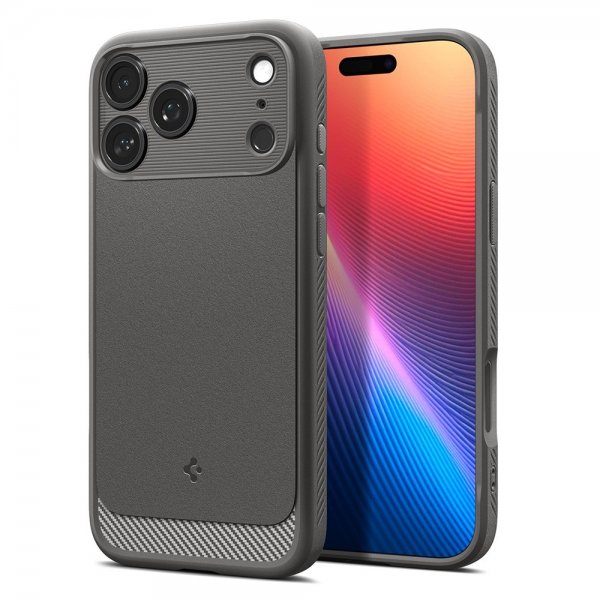 - iPhone 17 Pro Max - Skal - Rugged Armor MagFit - Marble Gray