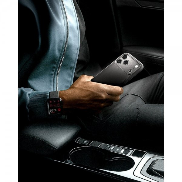 - iPhone 17 Pro Max - Skal - Rugged Armor MagFit - Marble Gray