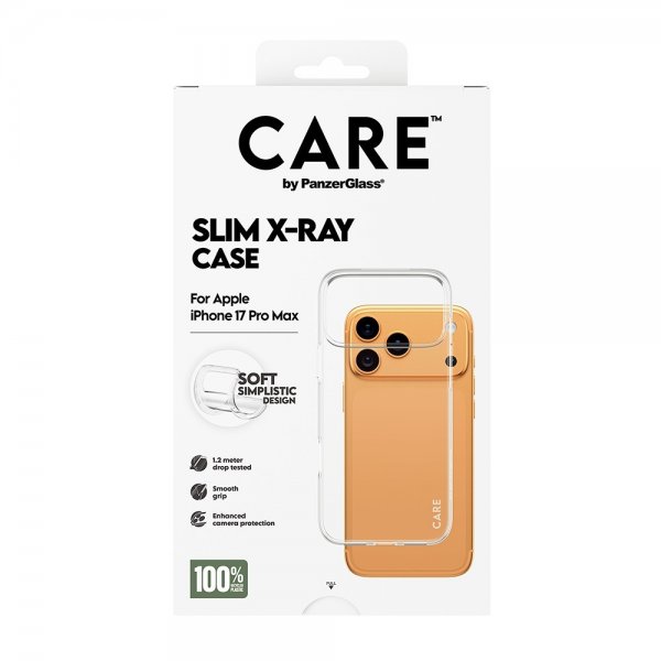 - iPhone 17 Pro Max - Skal - Slim X-Ray - Transparent