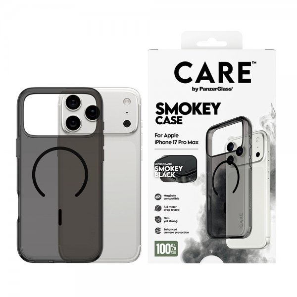 - iPhone 17 Pro Max - Skal - Smokey MagSafe - Svart