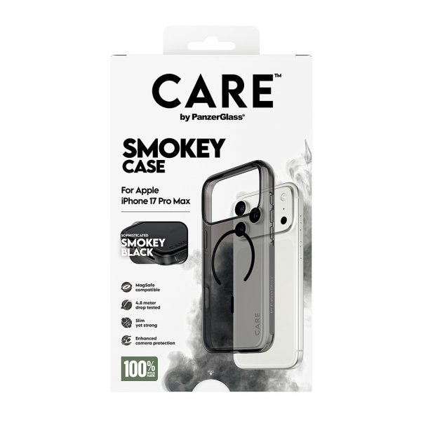 - iPhone 17 Pro Max - Skal - Smokey MagSafe - Svart