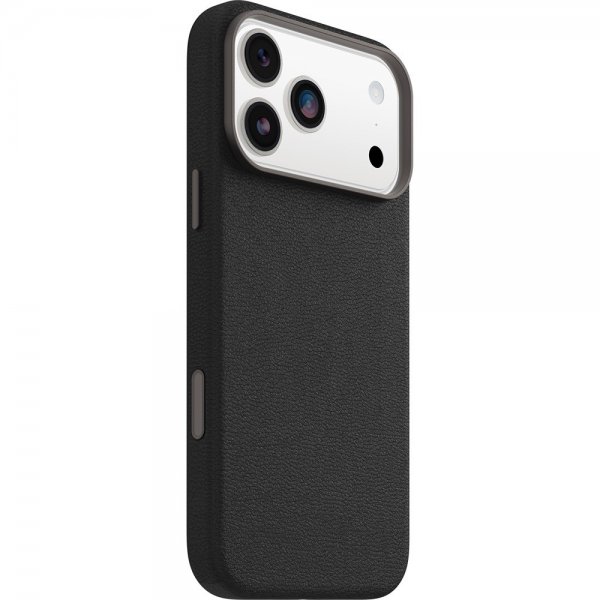 - iPhone 17 Pro Max - Skal - Symmetry Cactus Leather MagSafe - Noir Ash