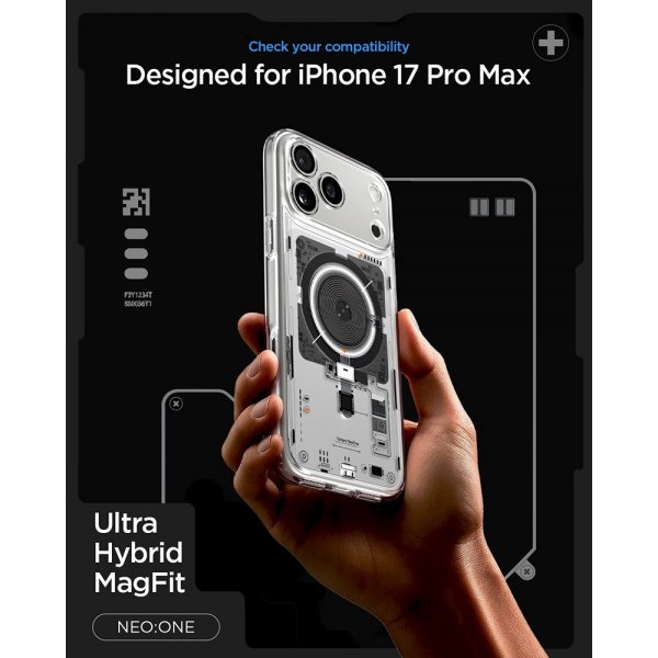- iPhone 17 Pro Max - Skal - Ultra Hybrid Neo One MagFit