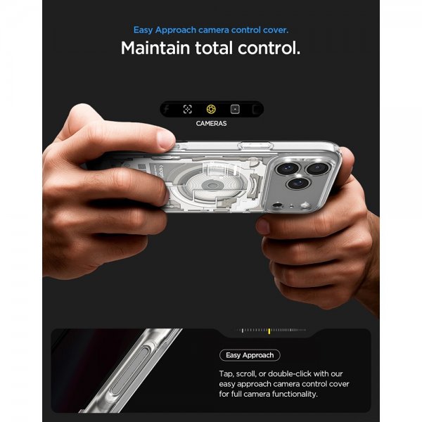 - iPhone 17 Pro Max - Skal - Ultra Hybrid Zero One MagFit - Natural Titanium