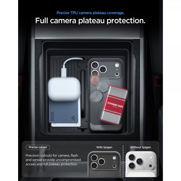 - iPhone 17 Pro - Skal - Rugged Armor MagFit - Matte Black