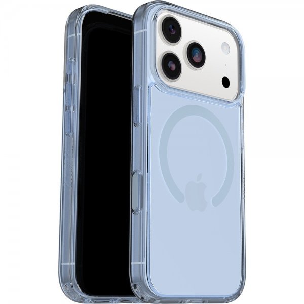 - iPhone 17 Pro - Skal - Symmetry Clear MagSafe - Blue Bliss