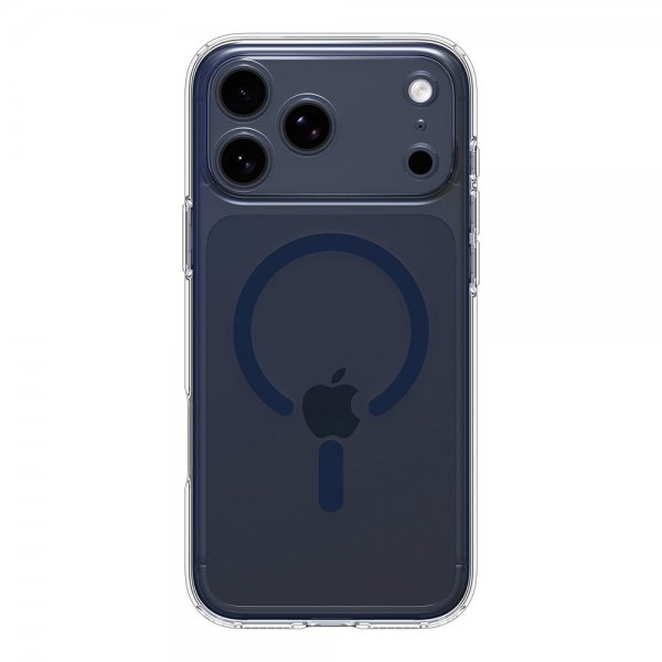 - iPhone 17 Pro - Skal - Ultra Hybrid MagFit - Clear Deep Blue