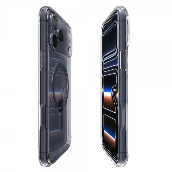 - iPhone 17 Pro - Skal - Ultra Hybrid MagFit - Clear Deep Blue