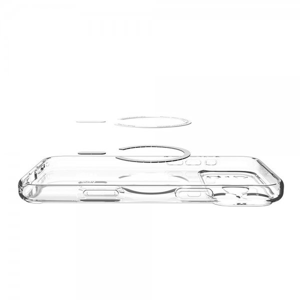 - iPhone 17 Pro - Skal - Ultra Hybrid MagFit - Clear Deep Blue