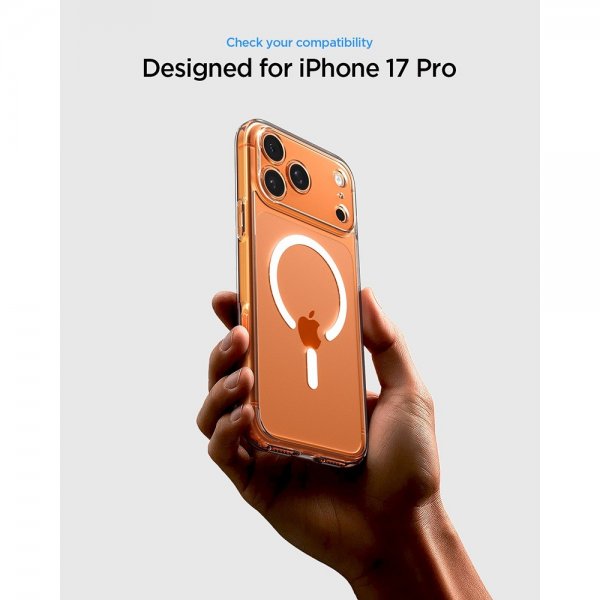 - iPhone 17 Pro - Skal - Ultra Hybrid MagFit - Clear White