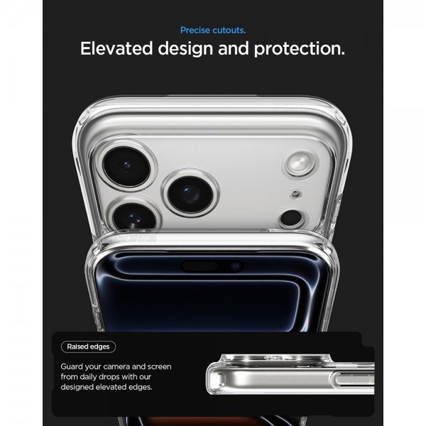- iPhone 17 Pro - Skal - Ultra Hybrid Zero One MagFit - Natural Titanium