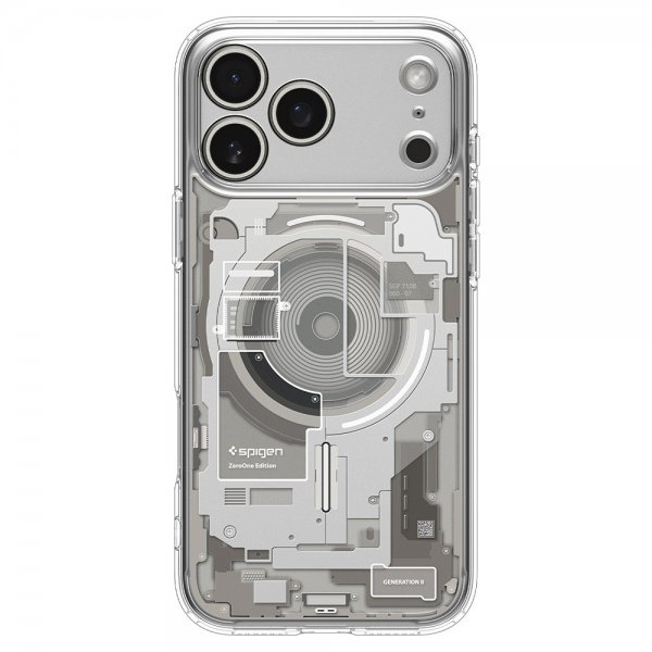 - iPhone 17 Pro - Skal - Ultra Hybrid Zero One MagFit - Natural Titanium