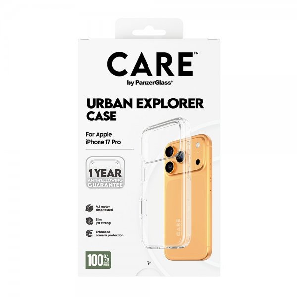 - iPhone 17 Pro - Skal - Urban Explorer - Transparent