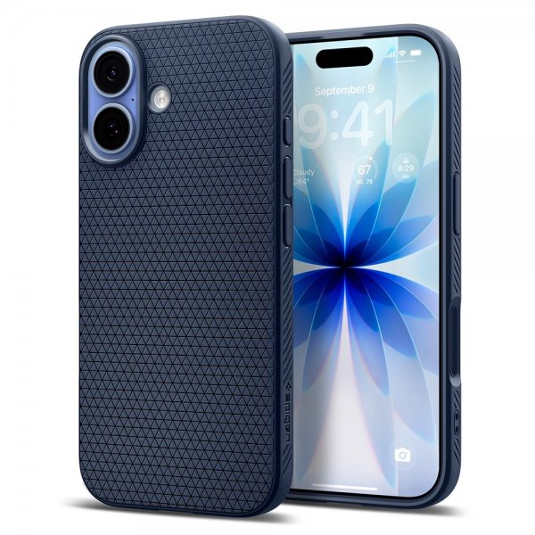- iPhone 17 - Skal - Liquid Air - Navy Blue