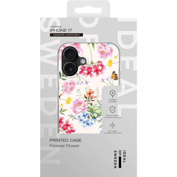 - iPhone 17 - Skal - Printed Case MagSafe - Forever Flower