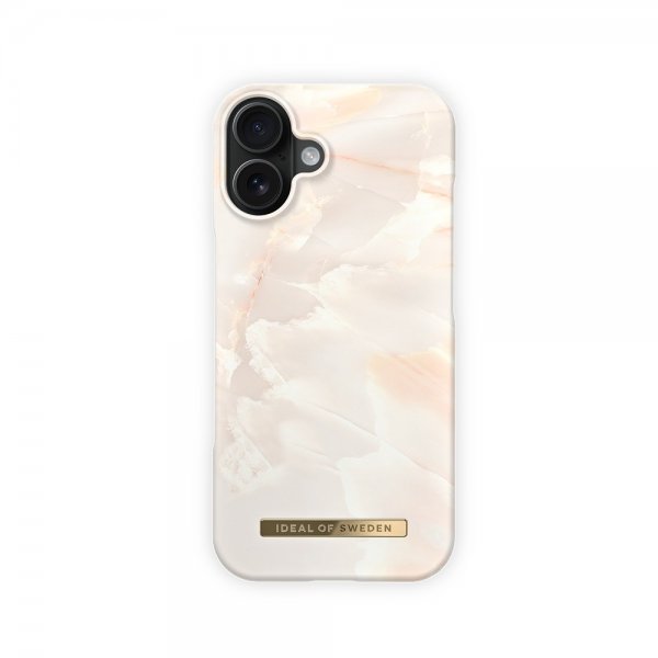 - iPhone 17 - Skal - Printed Case MagSafe - Rose Pearl Marble
