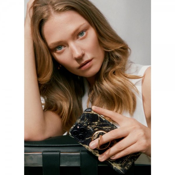 - iPhone 6/6S/7/8/SE 2020/2022 - Skal - Golden Smoke Marble - Fashion Case