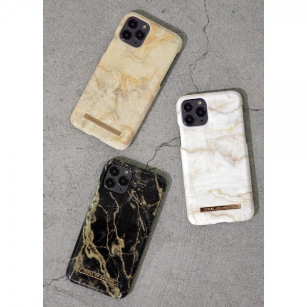 - iPhone 6/6S/7/8/SE 2020/2022 - Skal - Golden Smoke Marble - Fashion Case