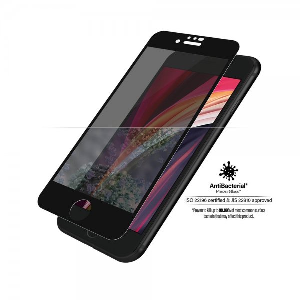 - iPhone 6/6S/7/8/SE 2020/2022 - Skärmskydd - Edge-to-Edge - Privacy