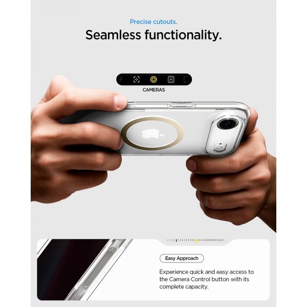 - iPhone Air - Skal - Ultra Hybrid MagFit - Clear Gold