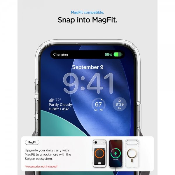 - iPhone Air - Skal - Ultra Hybrid MagFit - Clear Gold