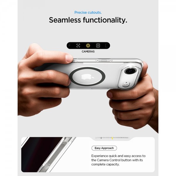 - iPhone Air - Skal - Ultra Hybrid MagFit - Clear Graphite