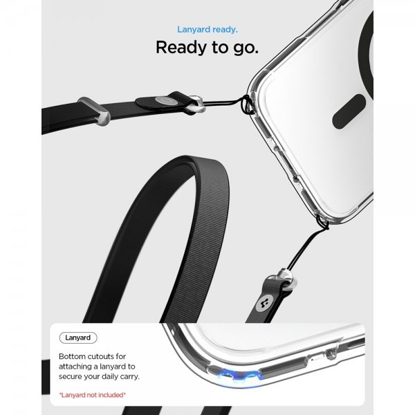 - iPhone Air - Skal - Ultra Hybrid MagFit - Clear Graphite