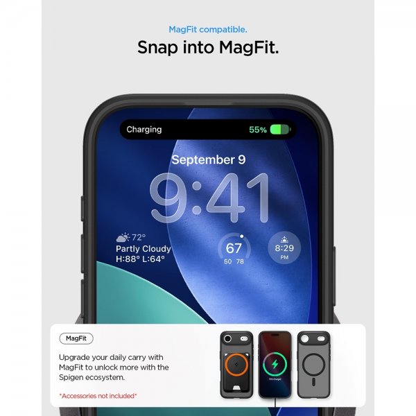 - iPhone Air - Skal - Ultra Hybrid MagFit - Frost Black
