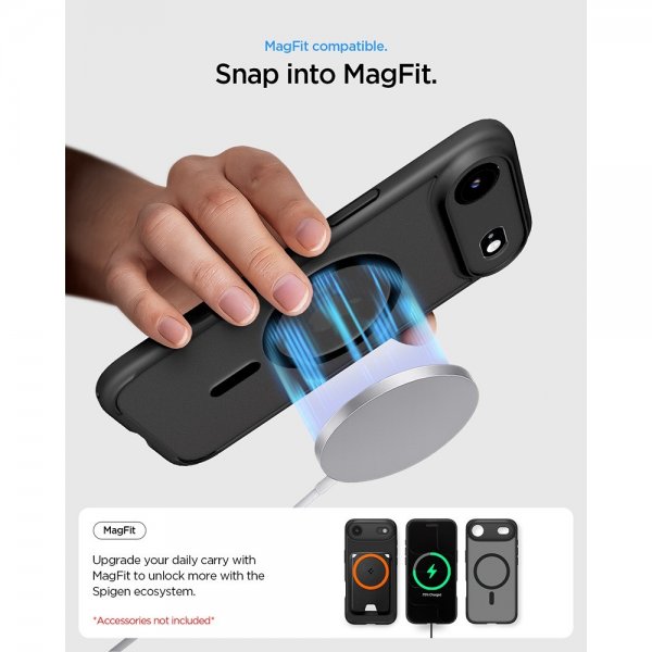 - iPhone Air - Skal - Ultra Hybrid MagFit - Frost Black