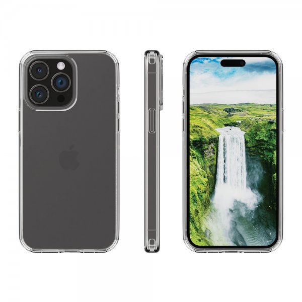 - iPhone 15 Pro Max - Skal - Iceland Ultra D3O - Transparent