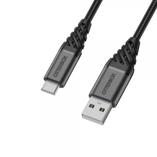 - Kabel - Premium USB-C to USB-A Cable - 3m Dark Ash