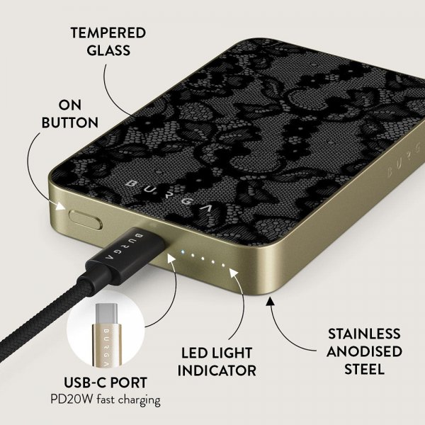- Powerbank - MagSafe 5000 mAh - Magnetic - Gold