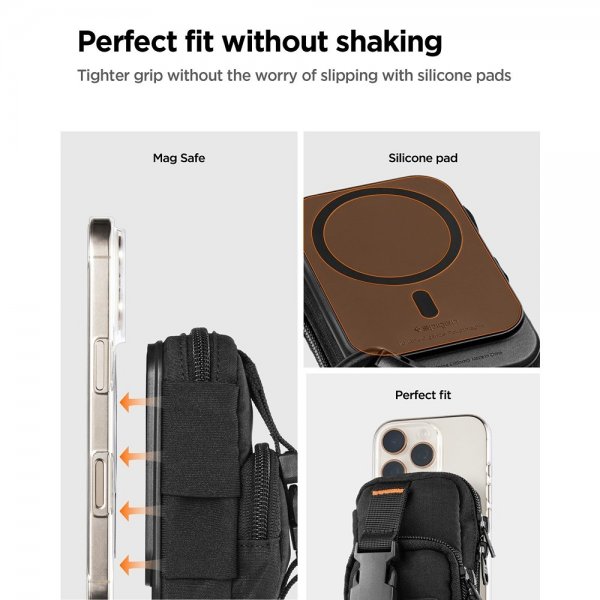 - Portable Organizer Pouch Snap Zip MagFit - Svart