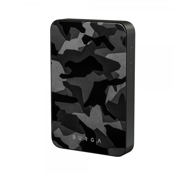 - Powerbank - MagSafe 5000 mAh - Night Black Camo - Metallgrå