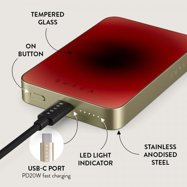 - Powerbank - MagSafe 5000 mAh - No Talking - Gold