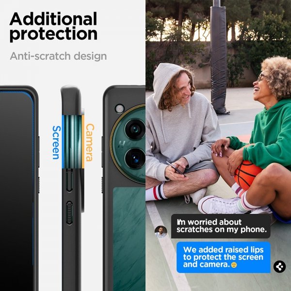 - OnePlus 12 - Skal - Ultra Hybrid - Matte Black