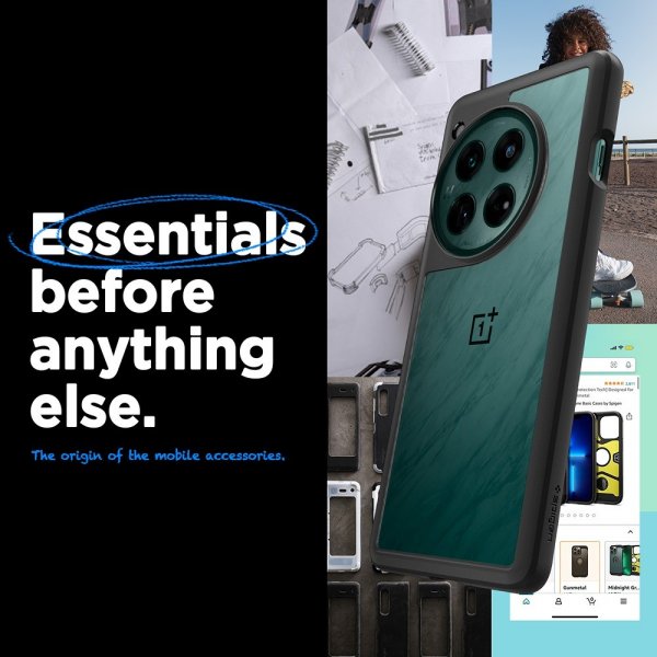 - OnePlus 12 - Skal - Ultra Hybrid - Matte Black