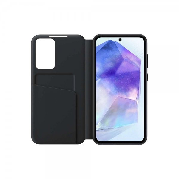 - Samsung Galaxy A55 - Fodral - Smart View Wallet Case - Svart