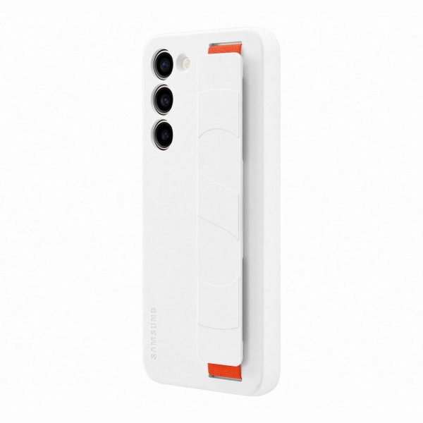 - Samsung Galaxy S23 Plus - Skal - Silicone Grip Case - Vit