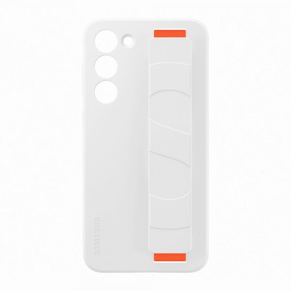 - Samsung Galaxy S23 Plus - Skal - Silicone Grip Case - Vit