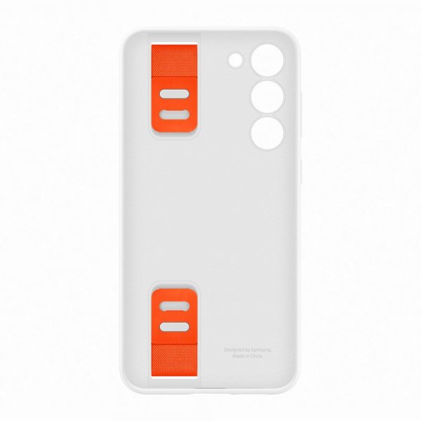 - Samsung Galaxy S23 Plus - Skal - Silicone Grip Case - Vit