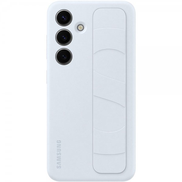 - Samsung Galaxy S24 - Skal - Standing Grip Case - Light Blue