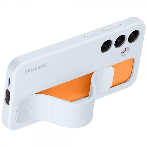 - Samsung Galaxy S24 - Skal - Standing Grip Case - Light Blue