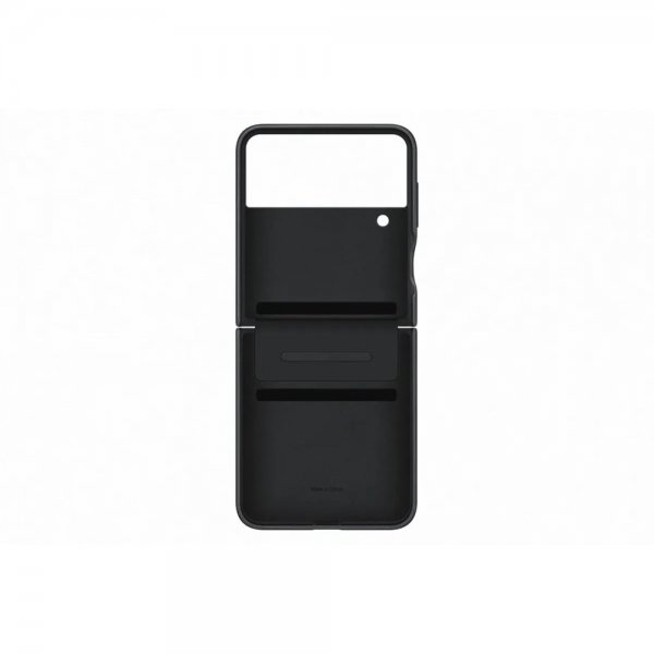 - Samsung Galaxy Z Flip 4 - Skal - Flap Leather Cover - Svart