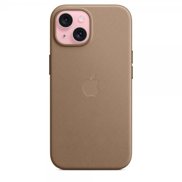 - iPhone 15 - Skal - FineWoven MagSafe - Mullvadsbrun