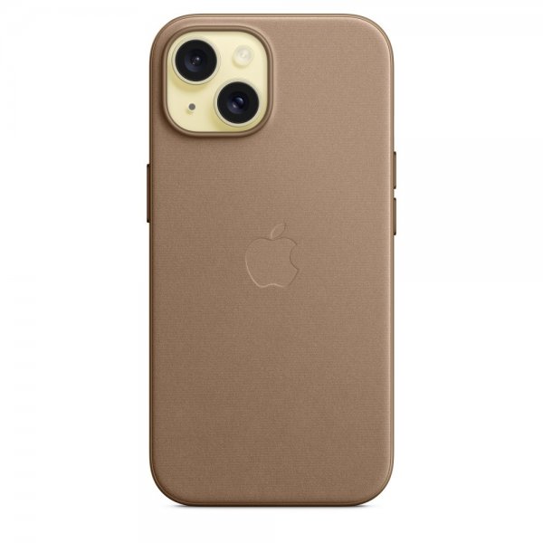 - iPhone 15 - Skal - FineWoven MagSafe - Mullvadsbrun