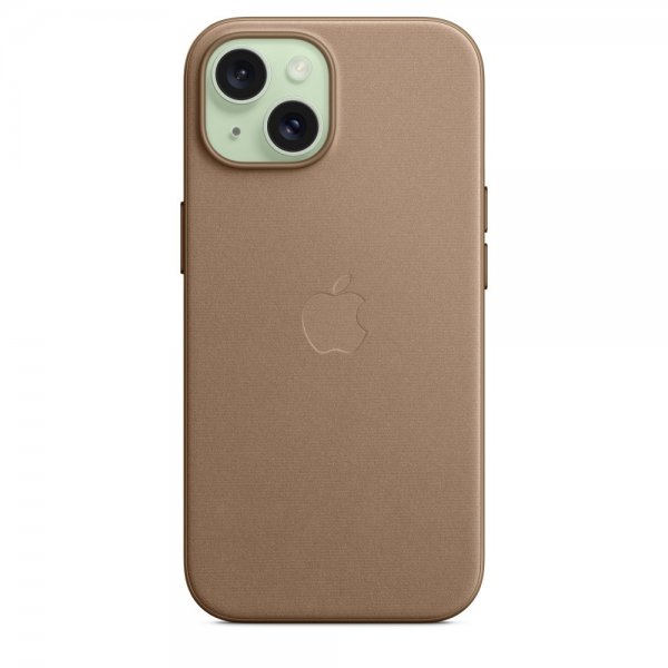 - iPhone 15 - Skal - FineWoven MagSafe - Mullvadsbrun