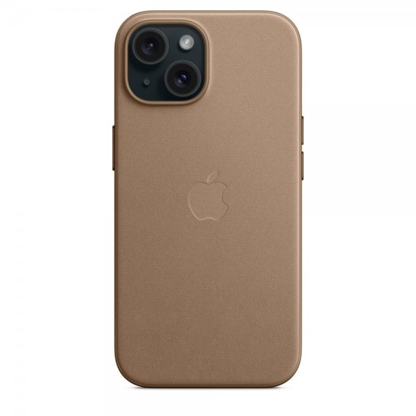 - iPhone 15 - Skal - FineWoven MagSafe - Mullvadsbrun