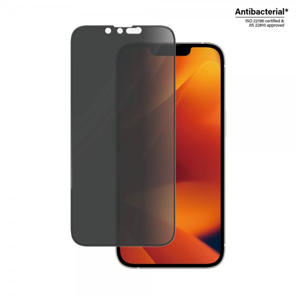 - iPhone 13/iPhone 13 Pro/iPhone 14 - Skärmskydd - Ultra-Wide Fit Privacy