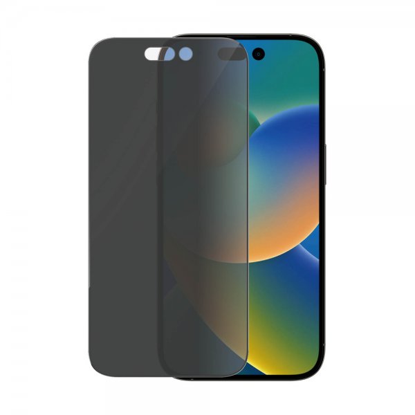 - iPhone 14 Pro - Skärmskydd - Ultra-Wide Fit Privacy